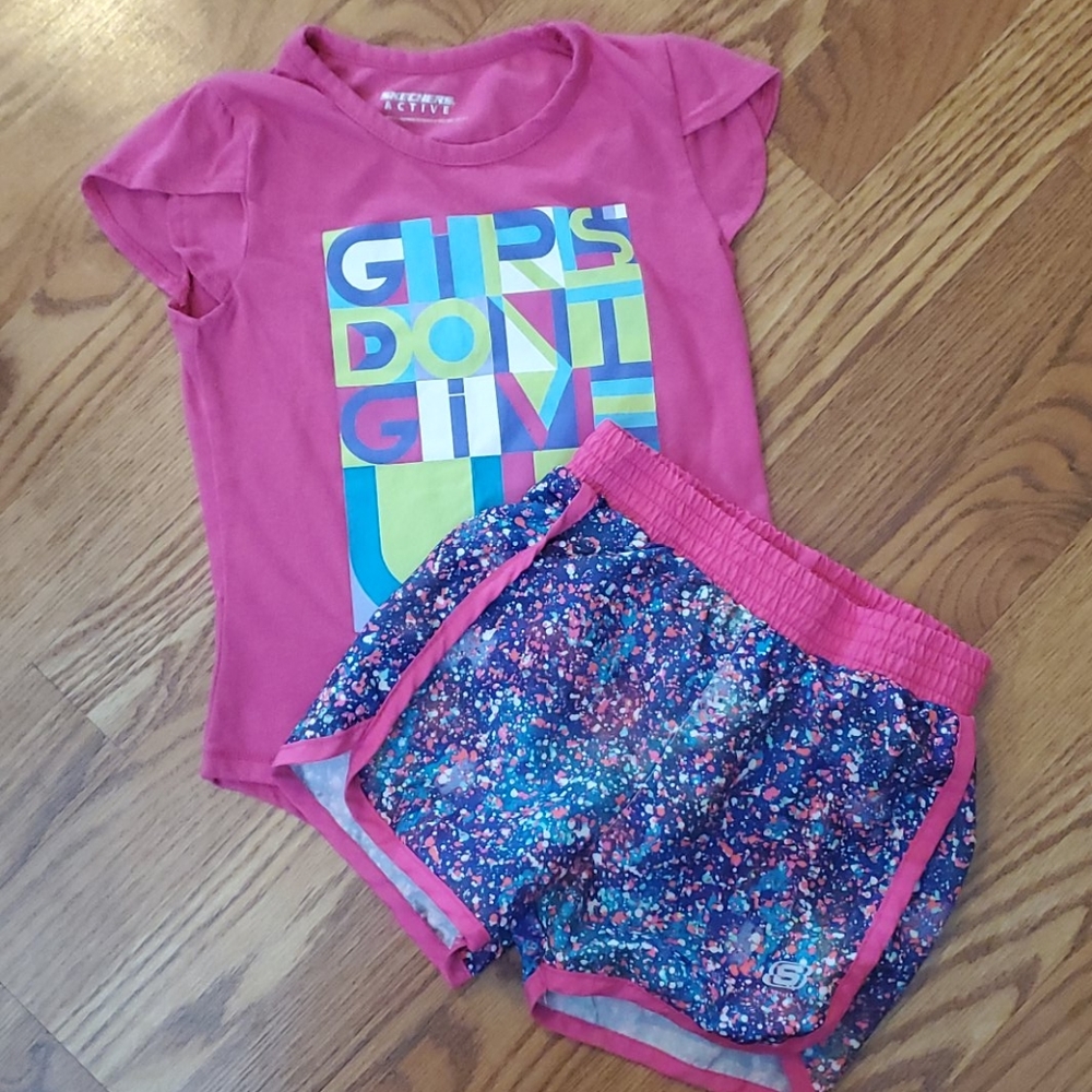 Girls Skechers Active Outfit 4